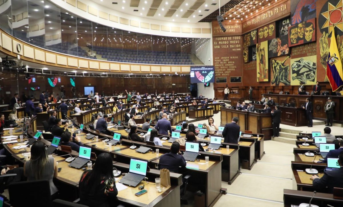 Mario Godoy comparece ante Asamblea el 5 de enero por denuncias de presiones judiciales. FOTO: @AsambleaEcuador.