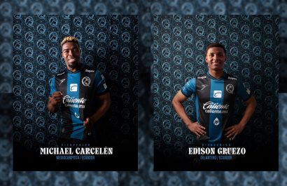 Michael Carcelén y Edison Gruezo refuerzan a los 'Gallos Blancos' del Querétaro en la Liga MX