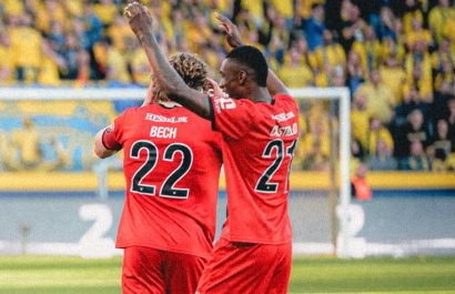 Midtjylland con Castillo supera a Brøndby y siguen en pelea por el título danés