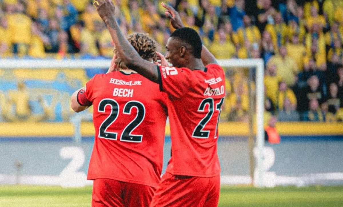 Midtjylland con Castillo supera a Brøndby y siguen en pelea por el título danés