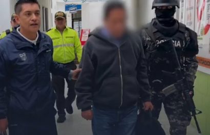 Miguel Morocho, exconcejal de Santo Domingo, fue entregado a la justicia de Ecuador tras se carpturado entre Colombia y Venezuela. (Ministerio del Interior)