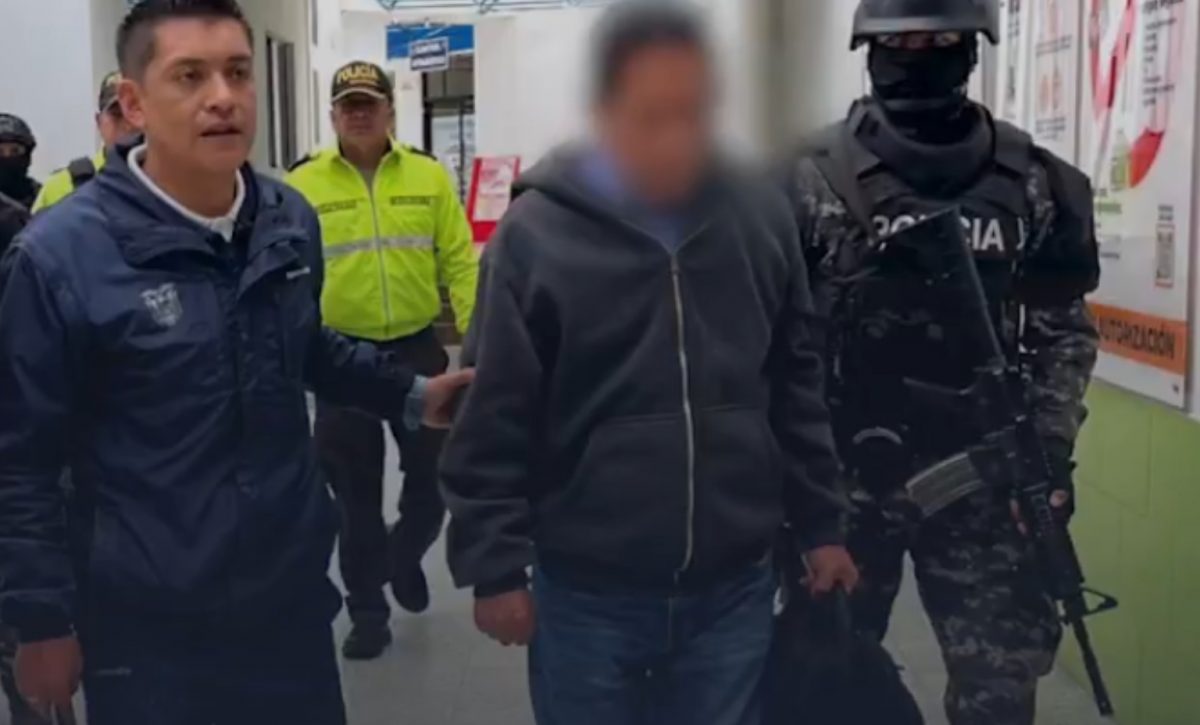 Miguel Morocho, exconcejal de Santo Domingo, fue entregado a la justicia de Ecuador tras se carpturado entre Colombia y Venezuela. (Ministerio del Interior)