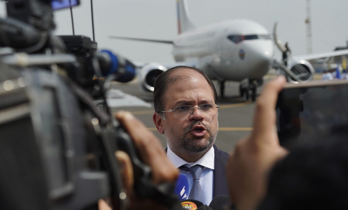 El ministro del Interior, John Reimberg.