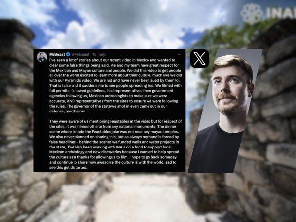 MrBeast respondió a rumores de demanda por grabar en zonas arqueológicas de México