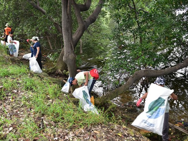 El Municipio de Guayaquil organizó una minga en la conmemoración del Día Internacional del Reciclaje.