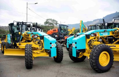 Las maquinarias llegan procedente de Alemania y Japón, informó el prefecto Leonardo Orlando.