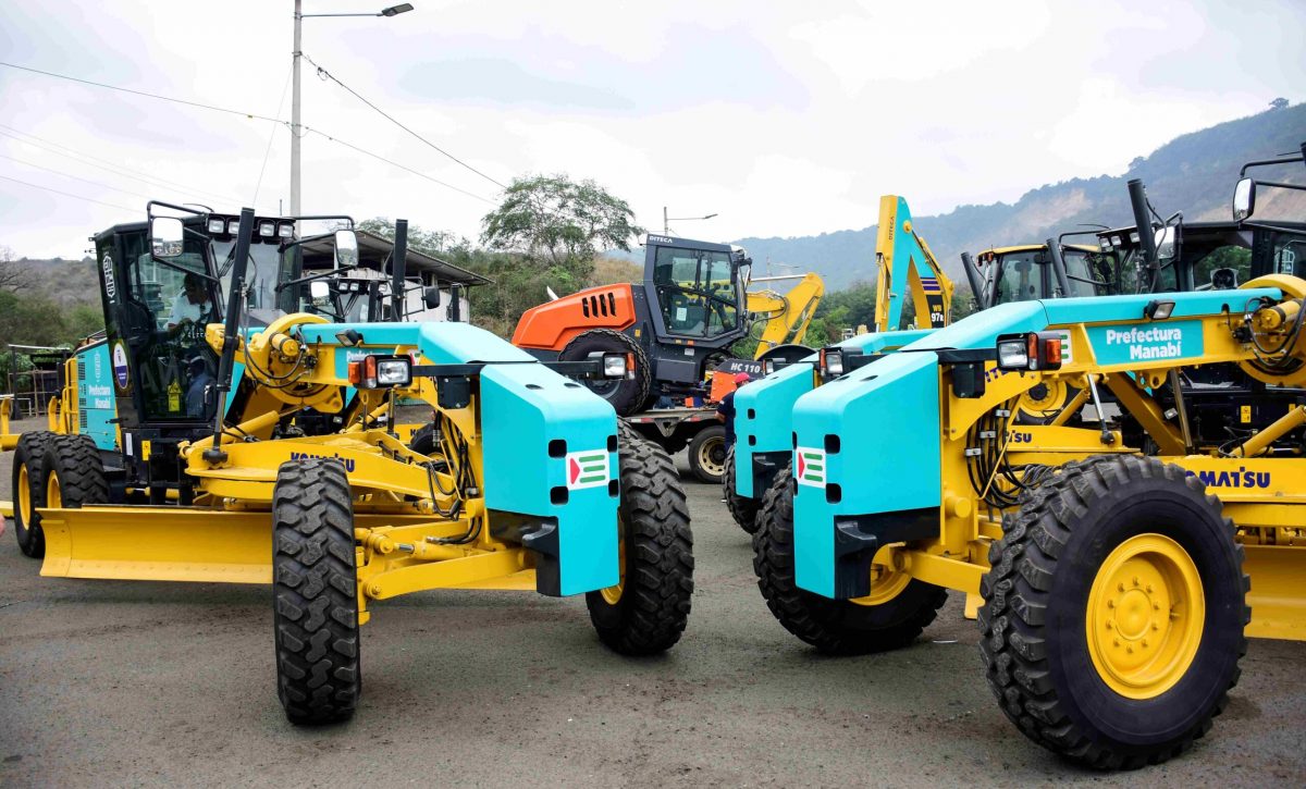 Las maquinarias llegan procedente de Alemania y Japón, informó el prefecto Leonardo Orlando.