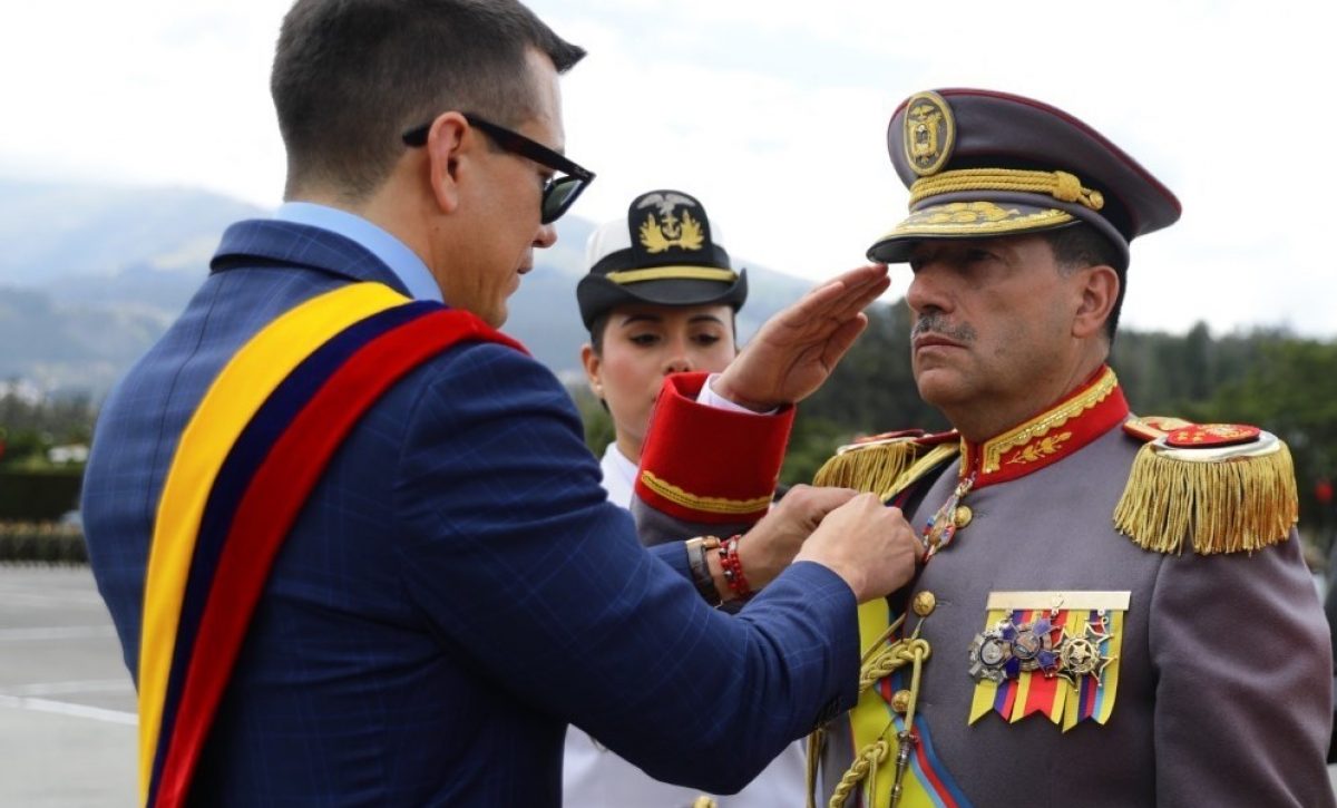 Nuevo jefe del Comando Conjunto de las Fuerzas Armadas, Henry Delgado, advierte que no habrá tregua contra el crimen organizado en Ecuador.