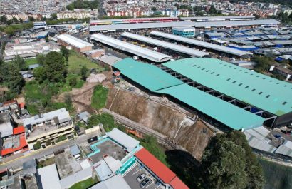 Nuevo muro de contención refuerza seguridad en Mercado Mayorista de Quito