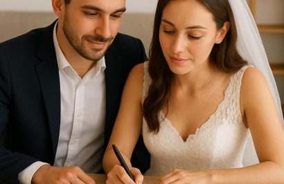 Nuevos matrimonios estructuran gastos esenciales para mantener estabilidad económica. FOTO: Inteligencia Artificial (ChatGPT).