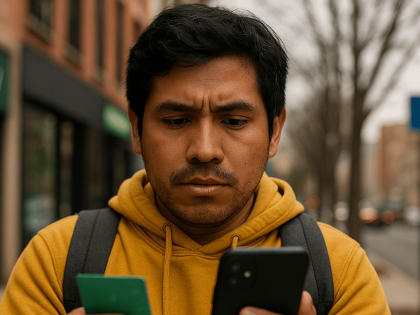 Para muchos migrantes ecuatorianos, el celular se ha convertido en una herramienta clave para organizarse.