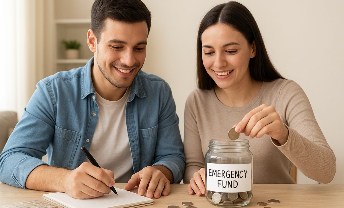 Parejas recién casadas: guía práctica para un Fondo de Emergencia sólido. FOTO: ChatGPT (Inteligencia Artificial).