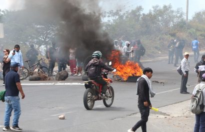 Paro nacional La medida de resistencia adoptada por la Conaie ha ocasionado pérdidas superiores a los 42 millones de dólares, según la CIP. (API)