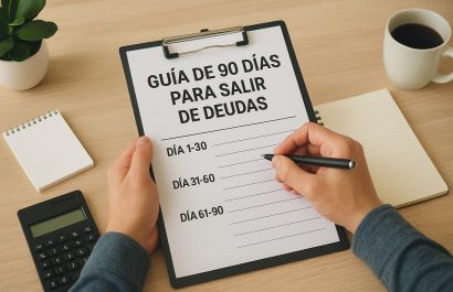 Plan de 90 días busca reducir deudas sin adquirir nuevos créditos. FOTO: Inteligencia Artificial (ChatGPT).