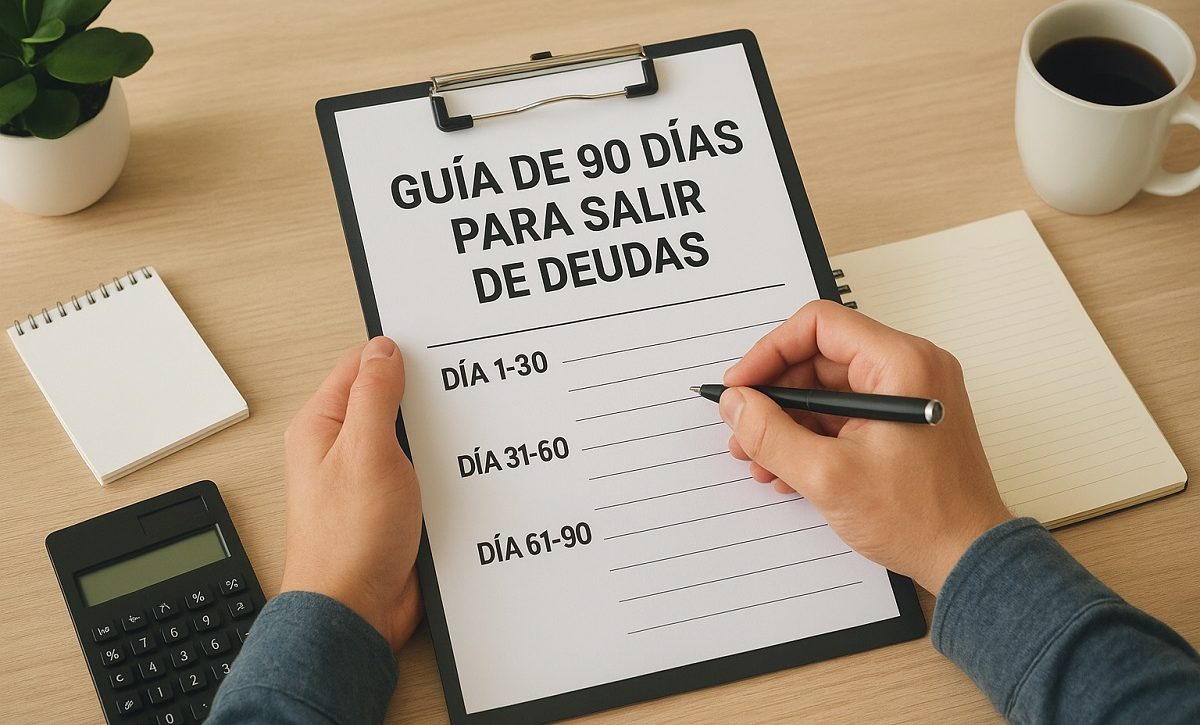 Plan de 90 días busca reducir deudas sin adquirir nuevos créditos. FOTO: Inteligencia Artificial (ChatGPT).