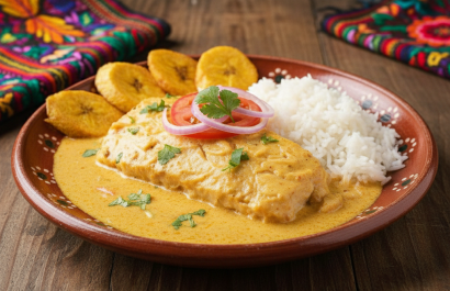 El encocado de pescado es originario de Esmeraldas.