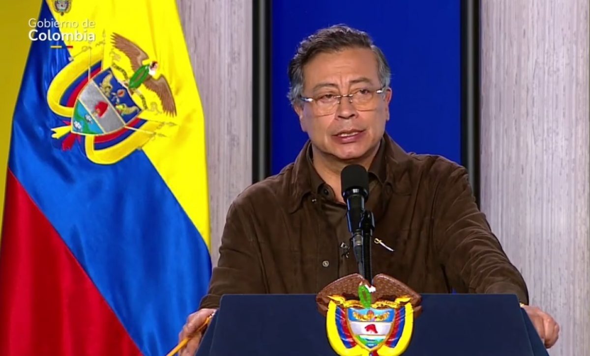 El presidente de Colombia, Gustavo Petro.