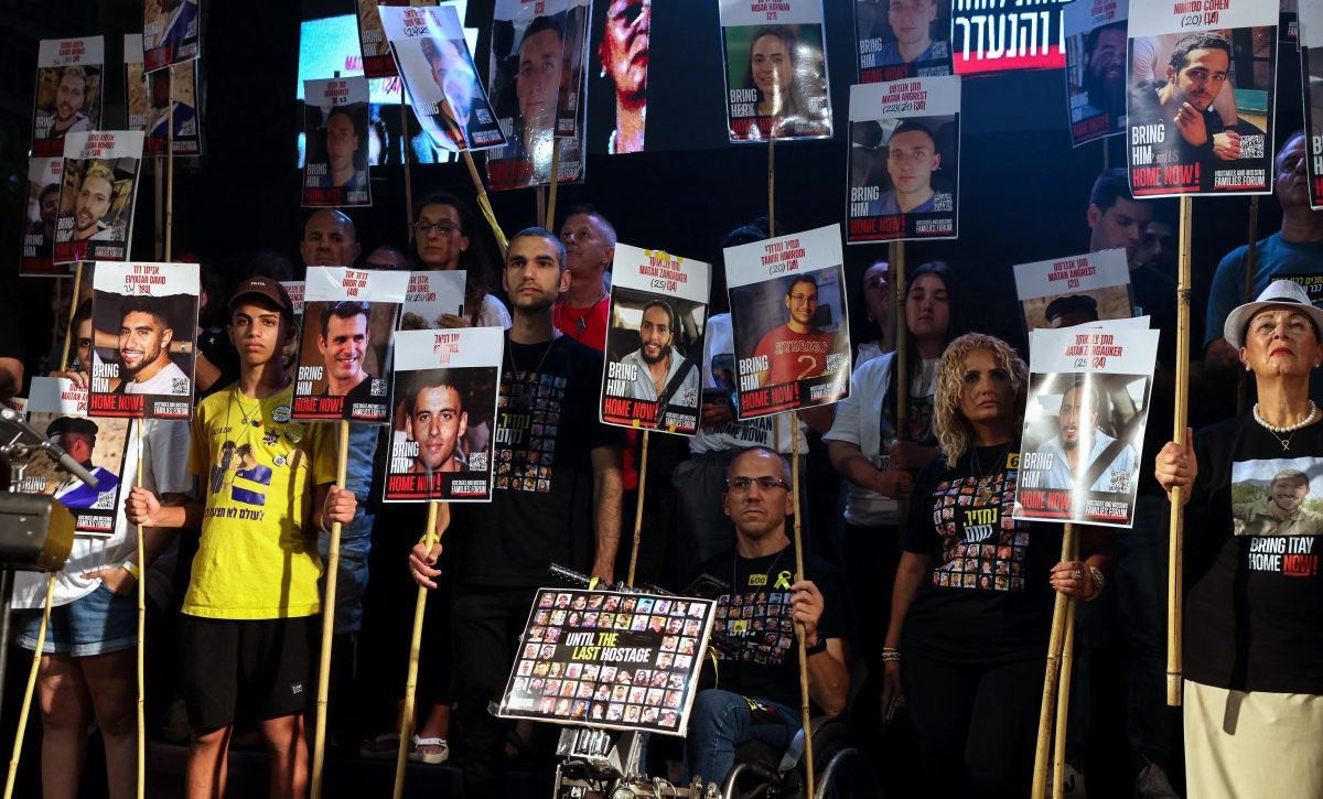 Protesta masiva en Tel Aviv marca el día 600 del conflicto con Hamás.