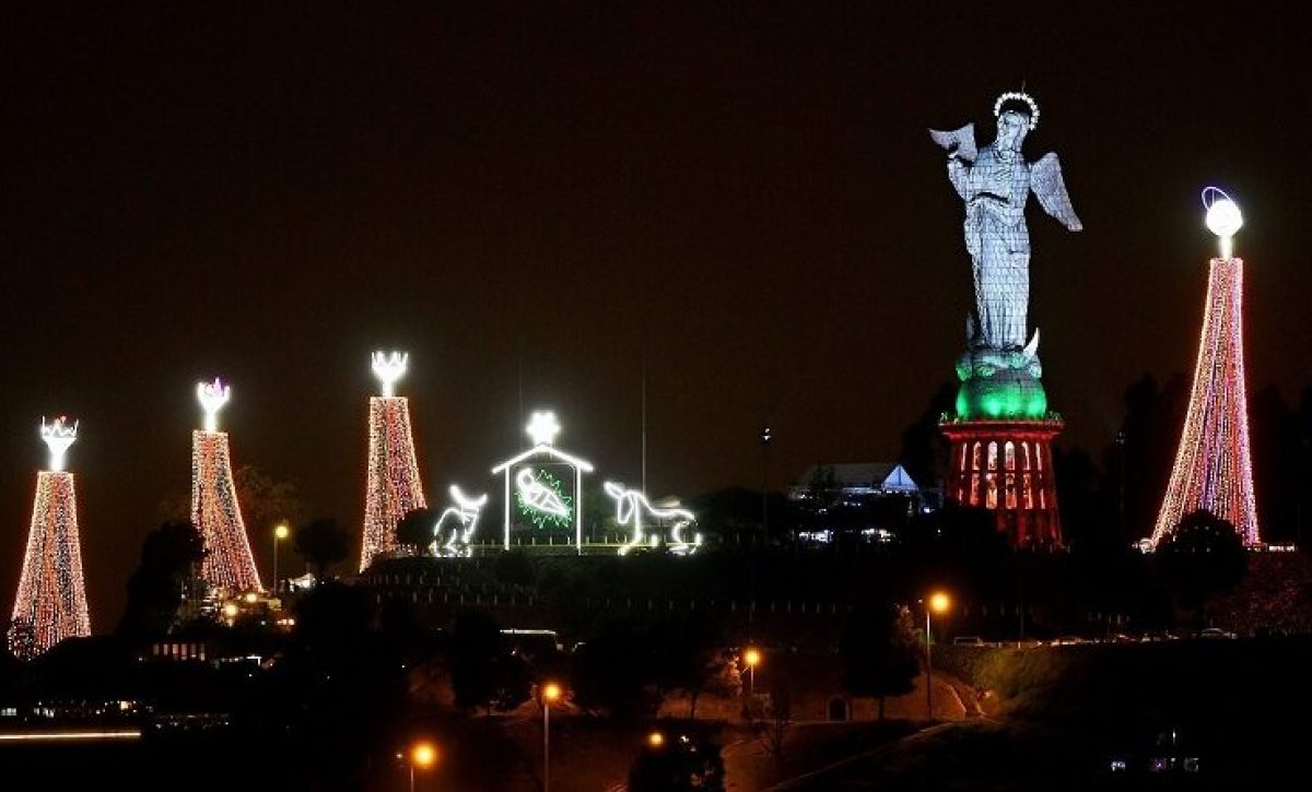 Quito encenderá este viernes el tradicional pesebre gigante del Panecillo