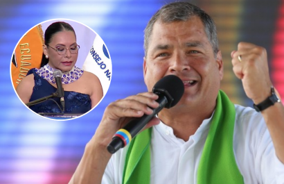 Las declaraciones de Diana Atamaint molestaron a Rafael Correa.
