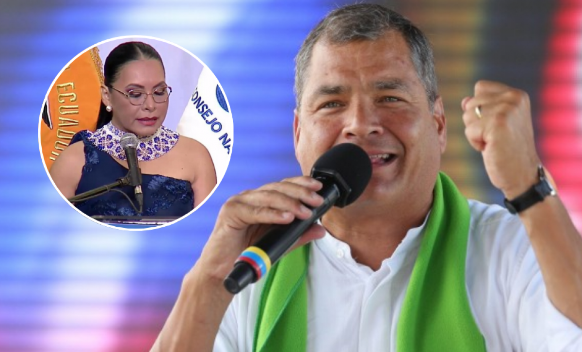 Las declaraciones de Diana Atamaint molestaron a Rafael Correa.