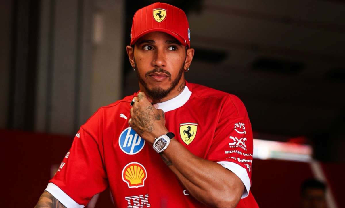 Lewis Hamilton se sumó a Ferrari a inicios de este 2025.