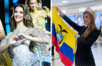 Samantha Quenedit llega a Ecuador tras su exitoso paso por el Miss Grand International Samantha Quenedit arribó este martes a Ecuador.