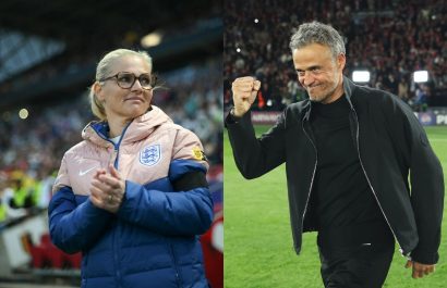 Sarina Wiegman y Luis Enrique fueron elegidos los mejores entrenadores de los premios The Best.