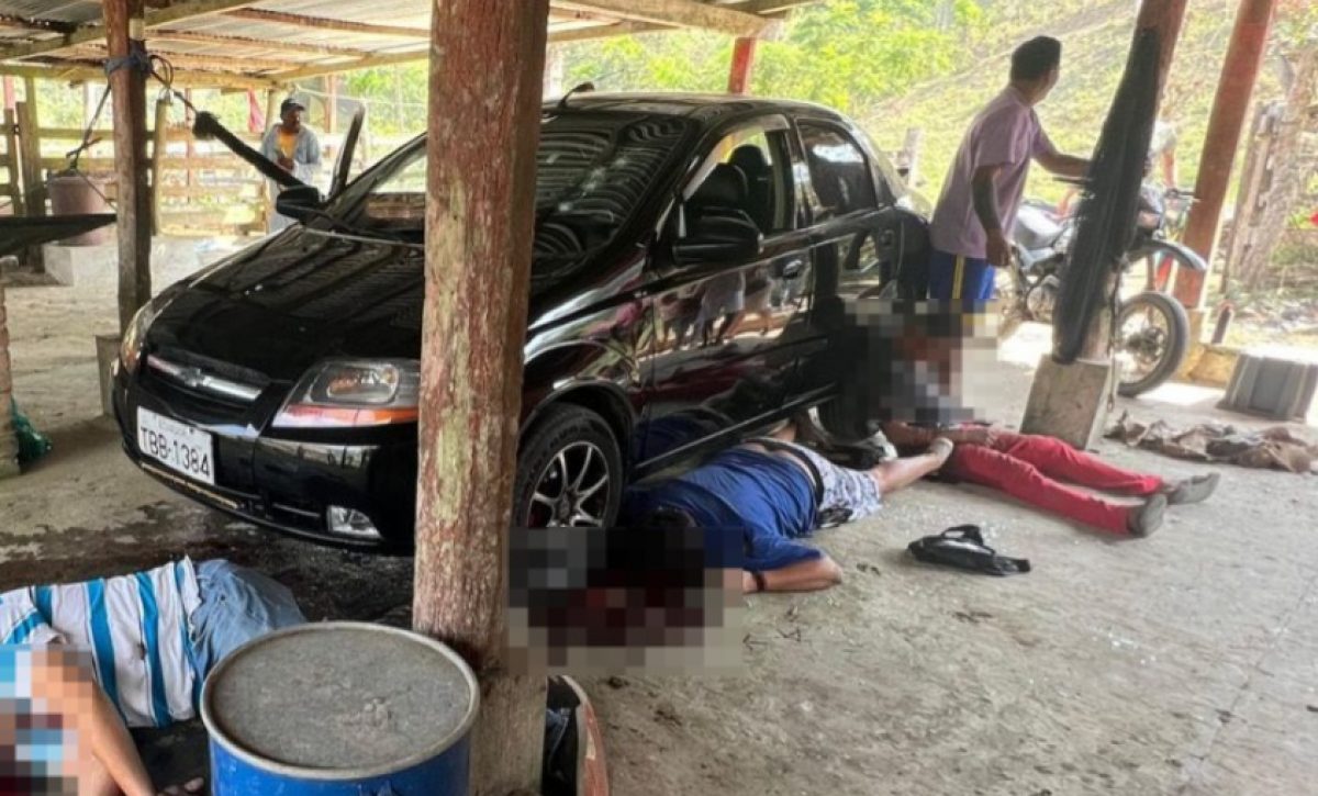 Seis personas resultaron asesinadas la tarde de este lunes 22 de diciembre de 2025 durante un ataque armado registrado en la parroquia San Isidro,