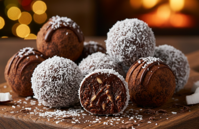 Las trufas de chocolate son deliciosas y fáciles de preparar.