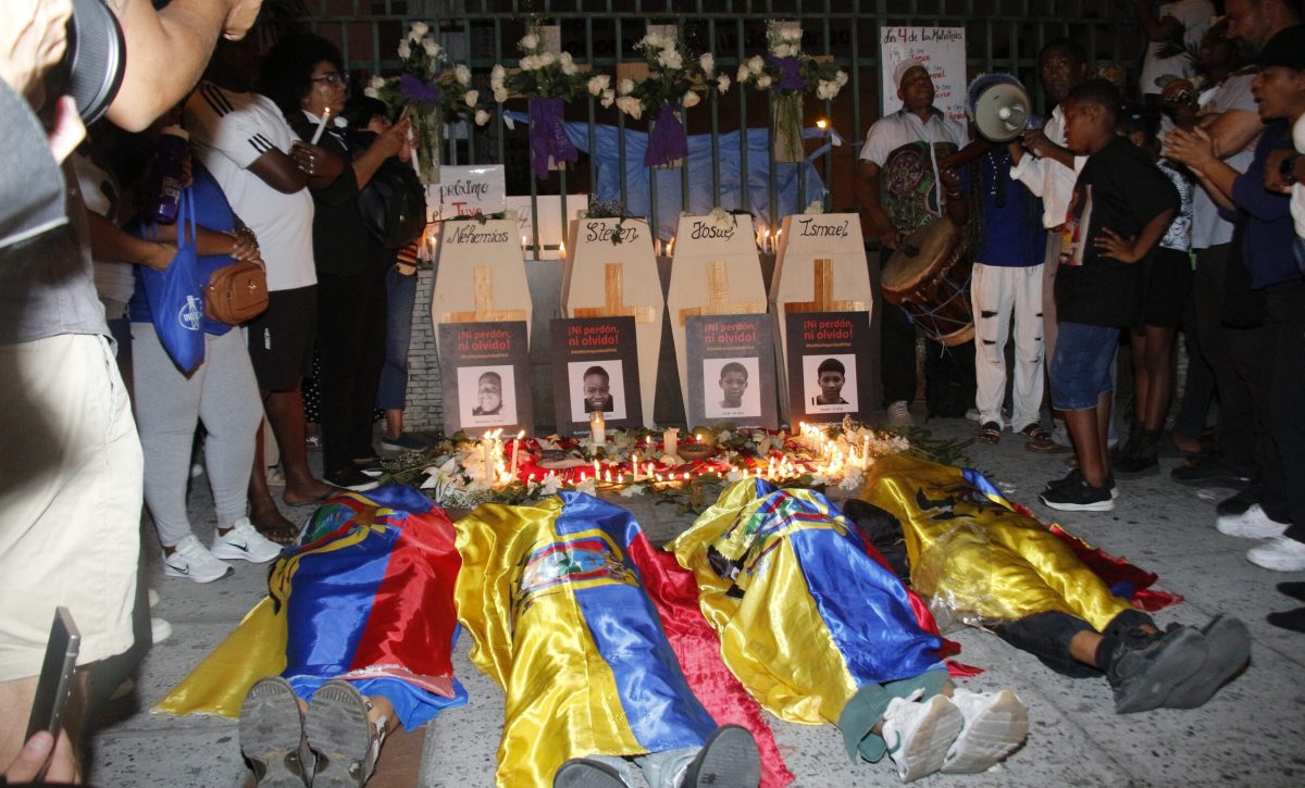 En memoria de los cuatro niños de Las Malvinas, familiares y organizaciones de Derechos Humanos realizaron una vigilia el pasado 8 de diciembre.