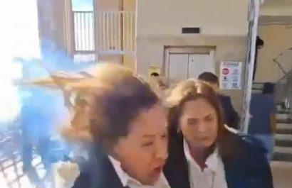 Un artefacto explosivo fue lanzado contra la diputada Gladys Aurora López, en el Congreso Nacional de Honduras.