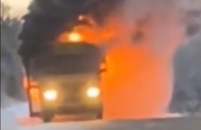 Un autobús escolar con 15 estudiantes a bordo se incendió este lunes 7 de diciembre, en el condado de  Erie, en el estado de Nueva York.