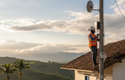 Un hombre murió cuando ayudaba a instalar el servicio de internet en una casa del cantón Buena Fe, provincia de Los Ríos. (Gemini)