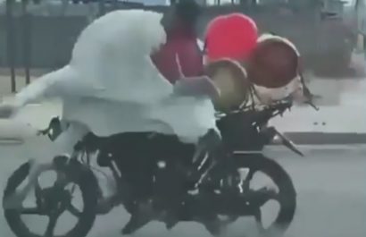 Un motociclista chocó contra una vaca en el sector de Villa Bonita, en el noroeste de Guayaquil, en un incidente inusual que no dejó personas ni animales heridos.