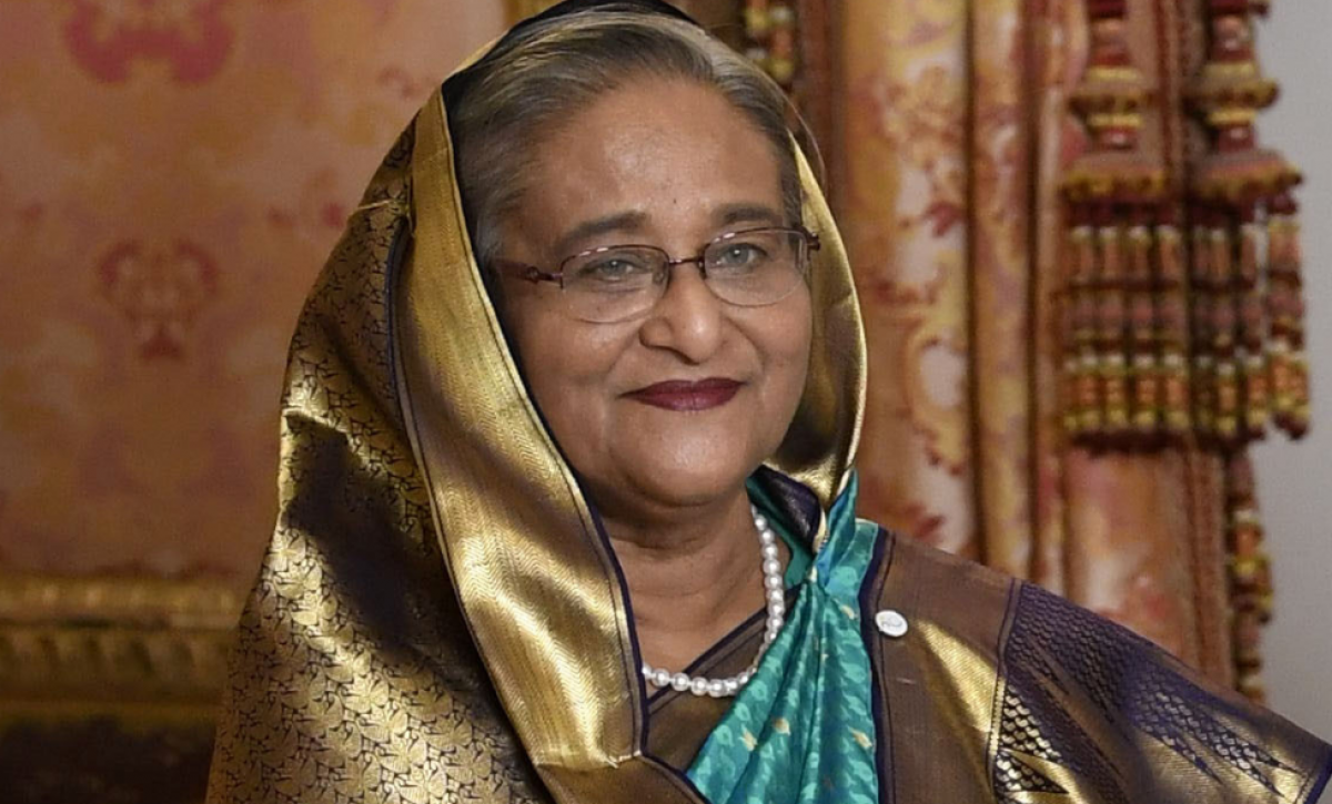 Lla ex primera ministra de Bangladesh, Sheikh Hasina.