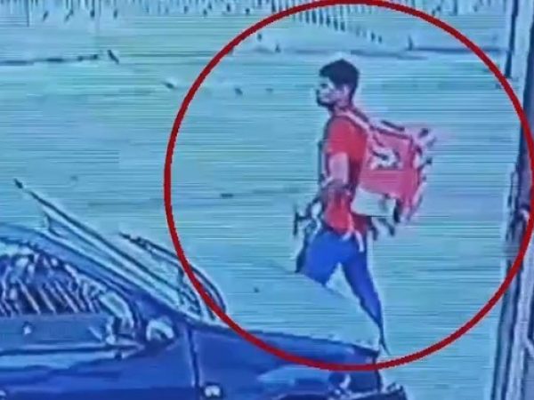 Una pareja resultó asaltada y agredida por dos delincuentes, uno disfrazado de repartidor de una empresa de motomandados,