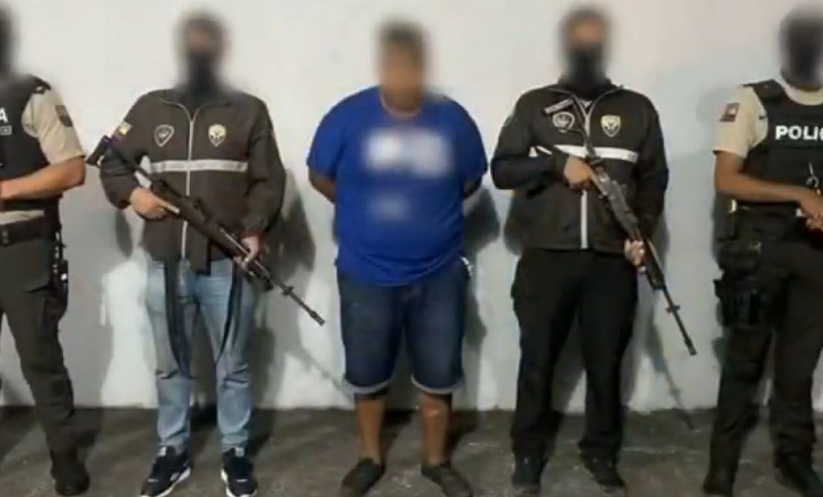 Uno de los detenidos que fue puesto a órdenes de las autoridades judiciales.