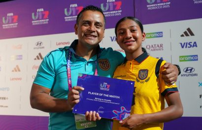 Víctor Idrobo celebra histórico triunfo de Ecuador sobre Noruega en Mundial Sub 17 femenino