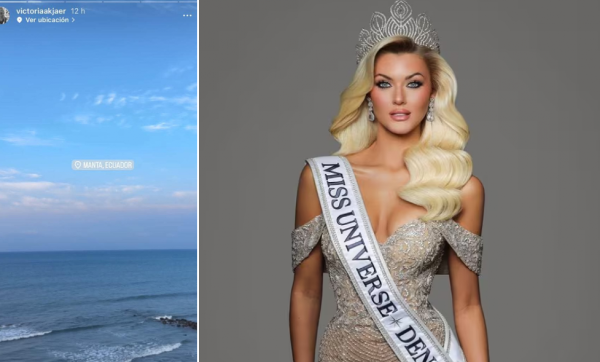 La Miss Universo 2024 publicó un video del mar de Manta.