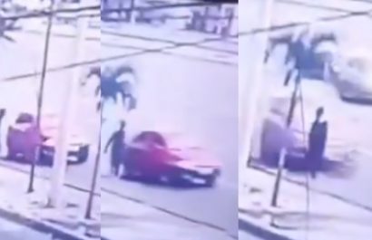 Video Así atropelló un conductor a delincuente que había asaltado al chofer de un auto en la vía Perimetral de Guayaquil.