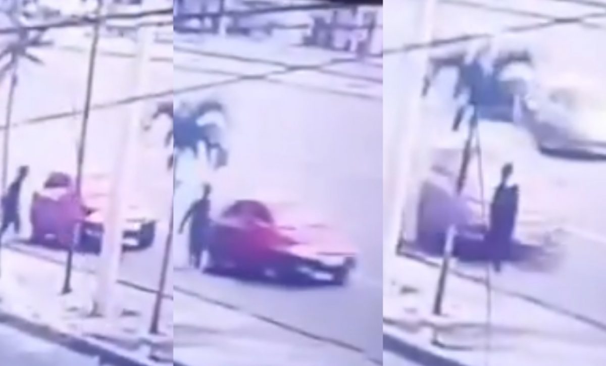 Video Así atropelló un conductor a delincuente que había asaltado al chofer de un auto en la vía Perimetral de Guayaquil.