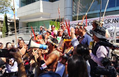 Waorani marchan a Corte Constitucional para exigir consulta previa por Ronda Petrolera
