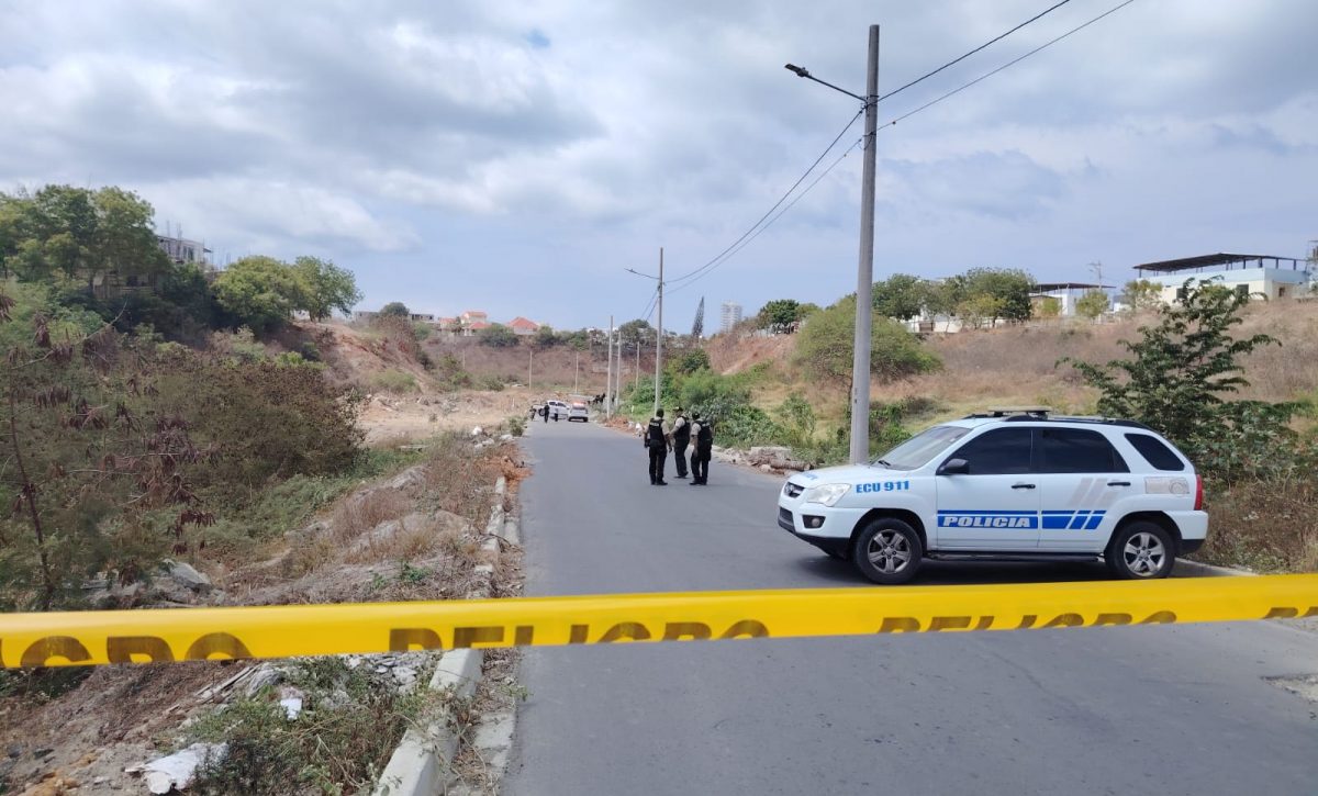 Policía confirma atentado a balas y descarta persecución en doble homicidio en Manta
