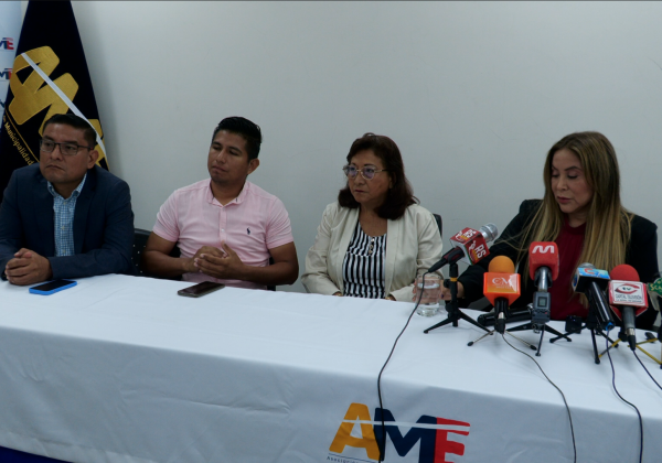 Autoridades del Municipio de Jipijapa dieron una rueda de prensa en Portoviejo.