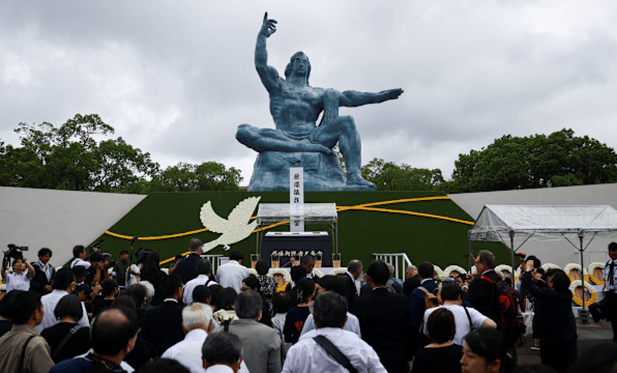 Japón recuerda a las víctimas del ataque nuclear a Nagasaki en su 80 aniversario