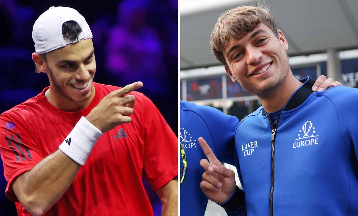 Francisco Cerúndolo y Flavio Cobolli competirán con el Team Mundial y el Team Europa, respectivamente, en la Laver Cup 2025. Francisco Cerúndolo y Flavio Cobolli competirán con el Team Mundial y el Team Europa, respectivamente, en la Laver Cup 2025.