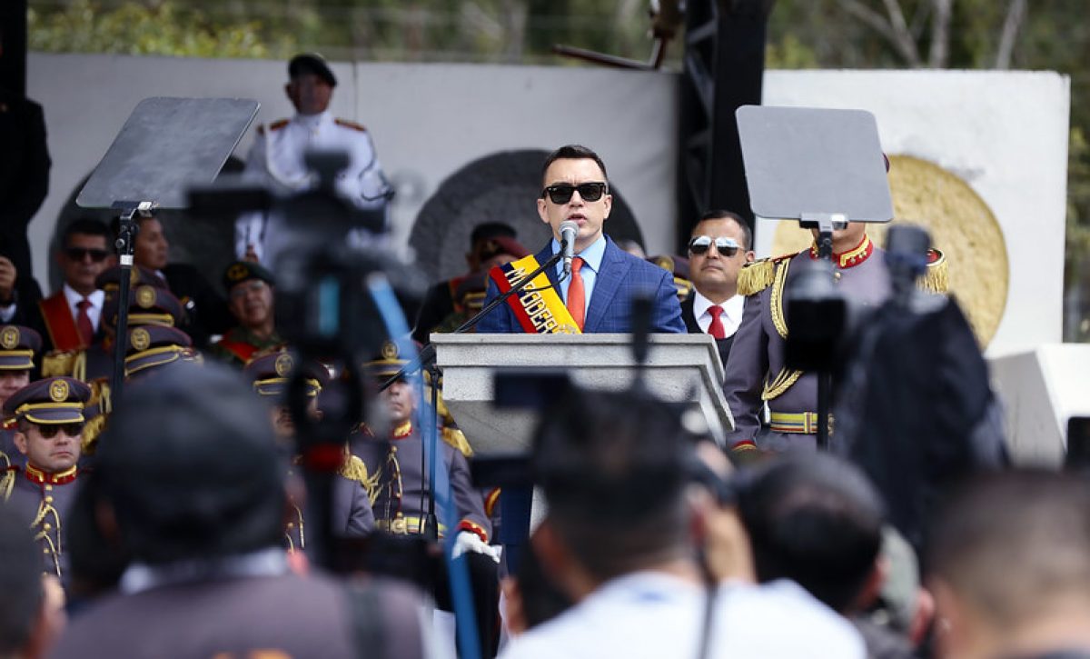 Daniel Noboa declara terrorista a los Hermanos Musulmanes y ordena acciones de inteligencia en Ecuador.