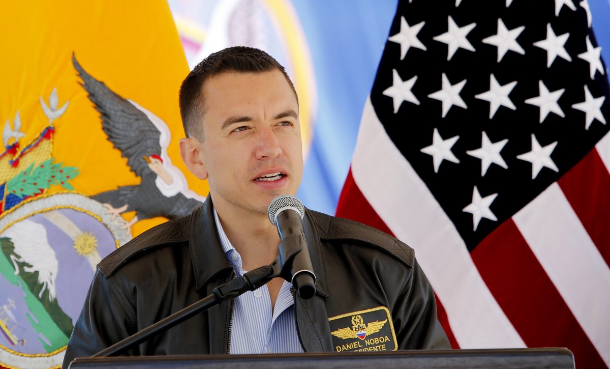Esto dijo Daniel Noboa sobre la llegada de militares de Estados Unidos a Manta.