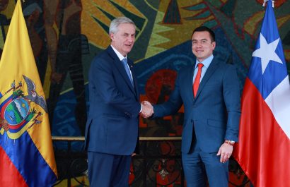 Daniel Noboa y José Antonio Kast acuerdan frente regional y reactivan relación Ecuador Chile.